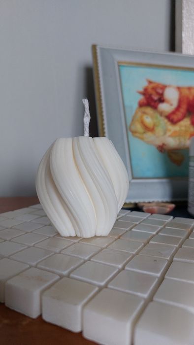 Соевая декоративная свеча