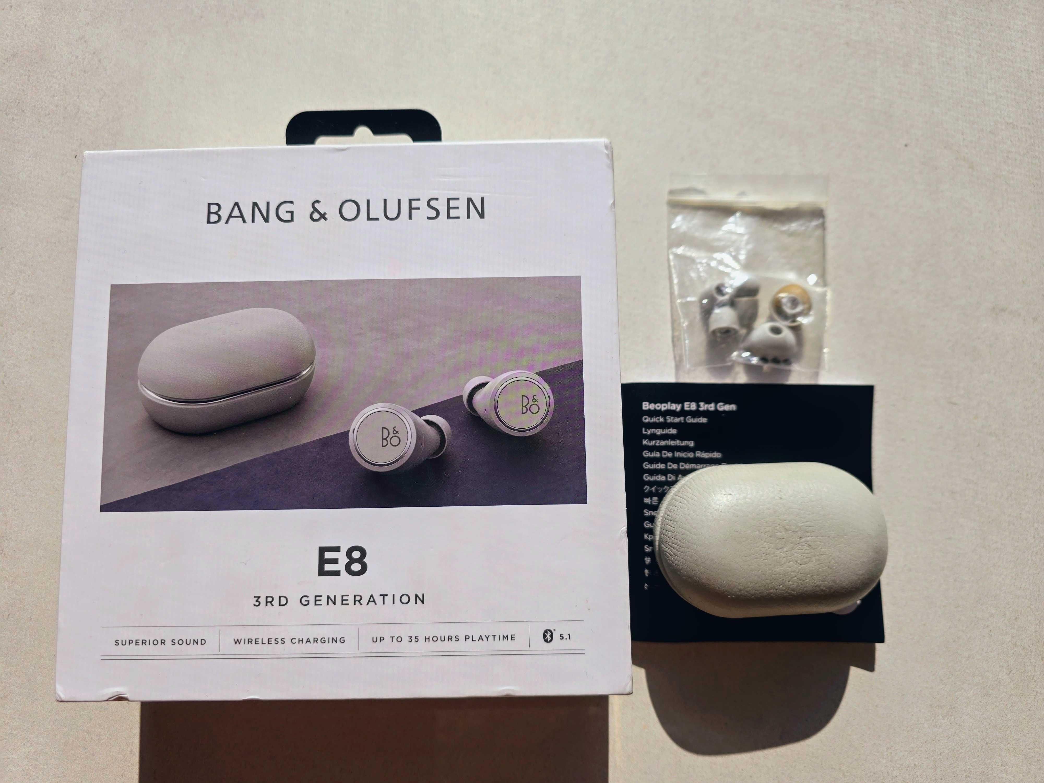 Sluchawki Bang & Olufsen Beoplay E8 3 gen B&O na gwarancji