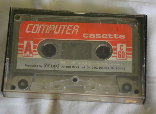 Kaseta komputerowa Commodore C64 gratka dla kolekcjonerów