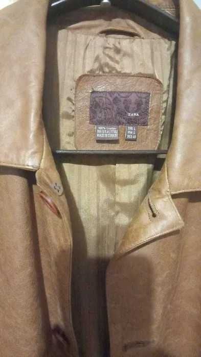 Casaco ZARA de Pele Genuína de Bovino Tamanho L/XL