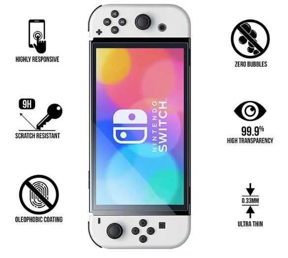 Szkło ochronne na Nintendo Switch OLED