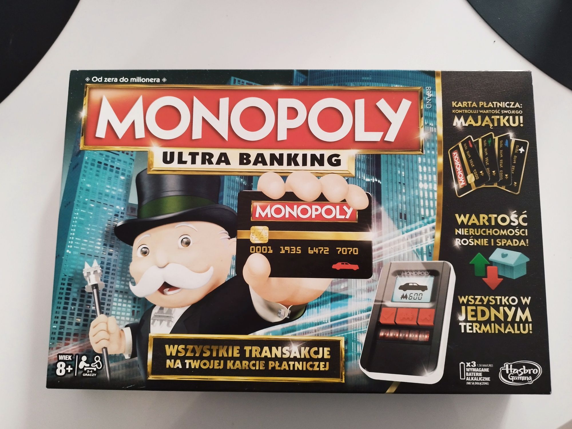 Gra Planszowa ,, Monopoly Ultra Banking " z dedykowanym terminalem
