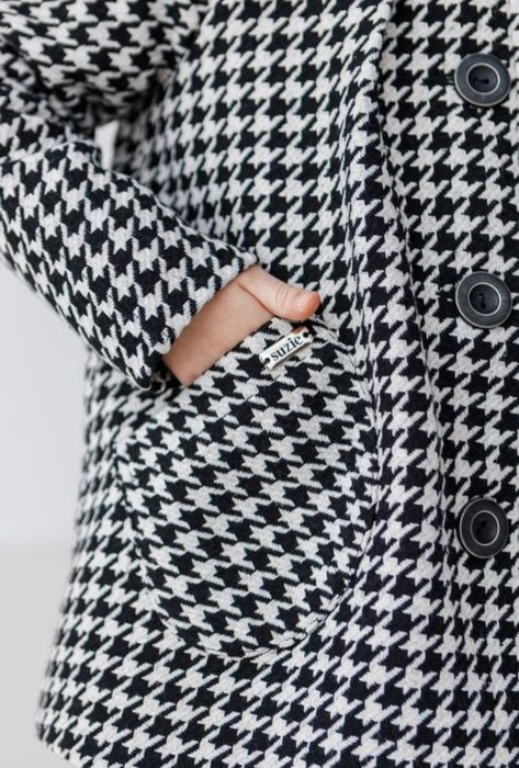 Пальто на дівчинку "гусяча лапка"