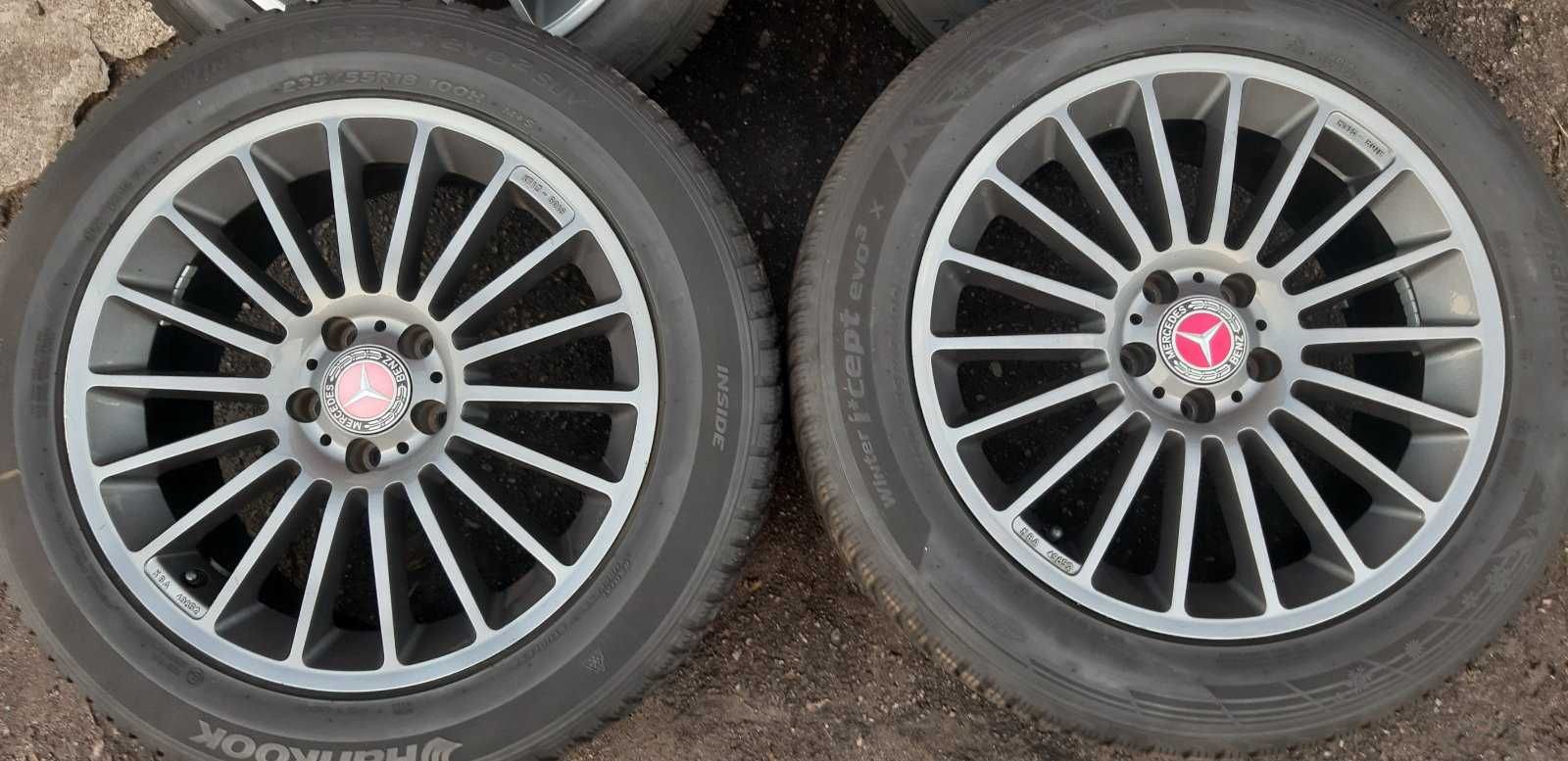 Диски 5x112 R18 спиці Mercedes Audi VW Skoda Seat з гумою