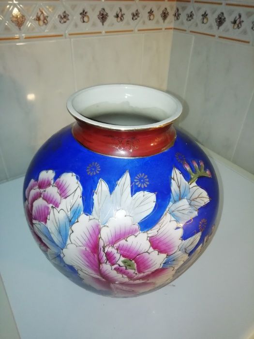 Pote Valioso Porcelana Japonês Satsuma C/ Relevo Antigo Colecção