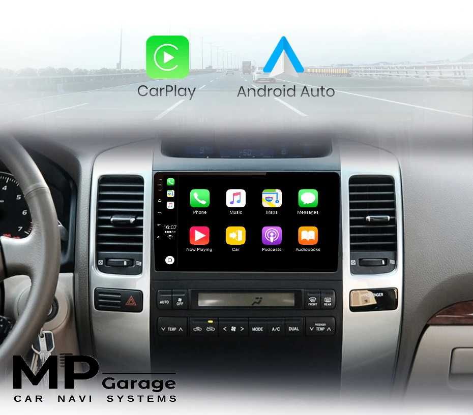 Nawigacja Android Toyota Land Cruiser_Lexus GX470 Qled CarPlay Montaż