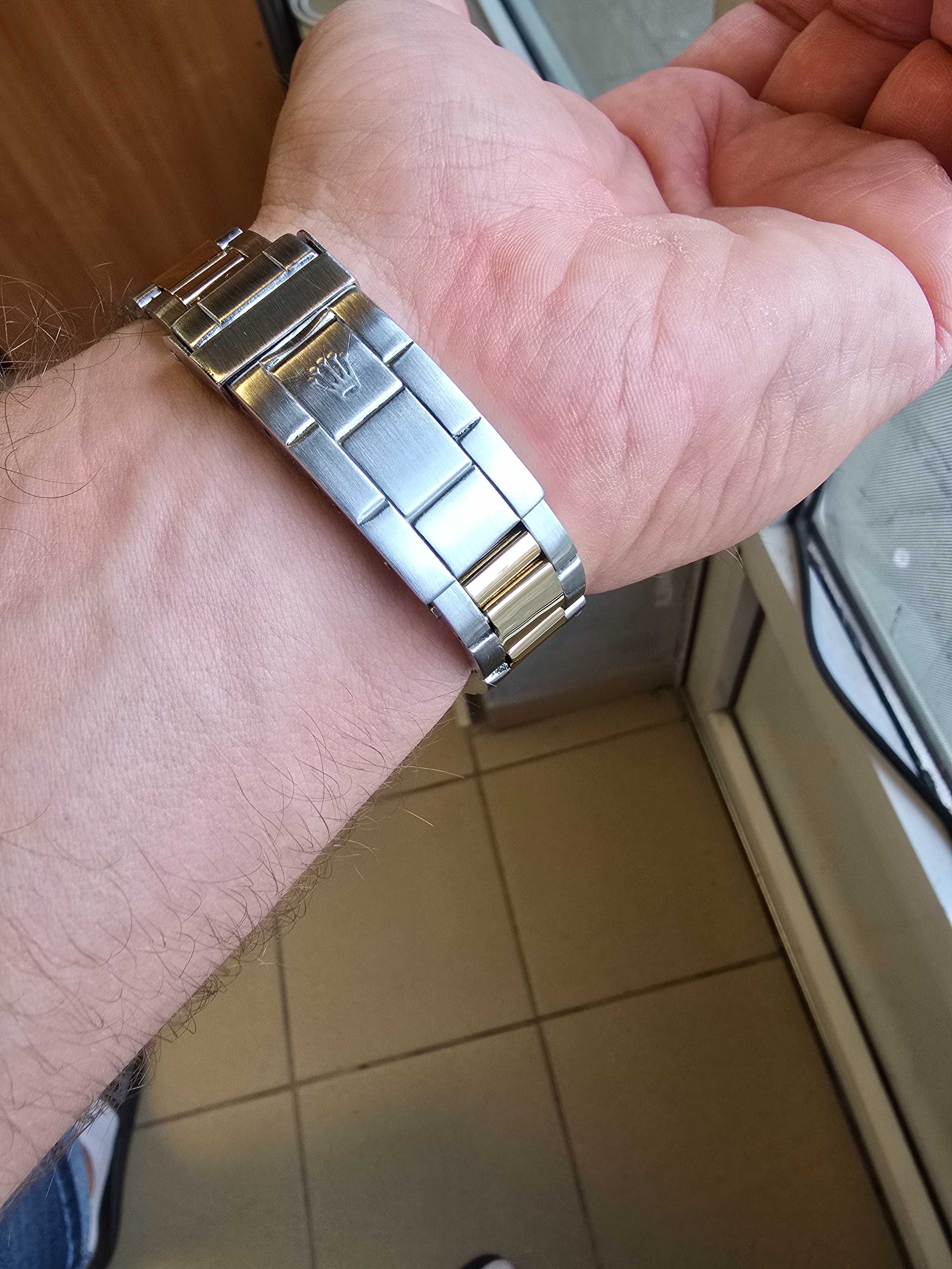 Piękny Rolex Submariner Date Ref. 16613 Black Dial Stal/Złoto 18k