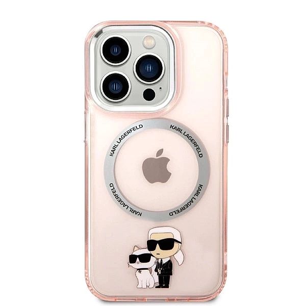 Etui Karl Lagerfeld Iconic Karl&Choupette MagSafe na iPhone 14 Pro Max