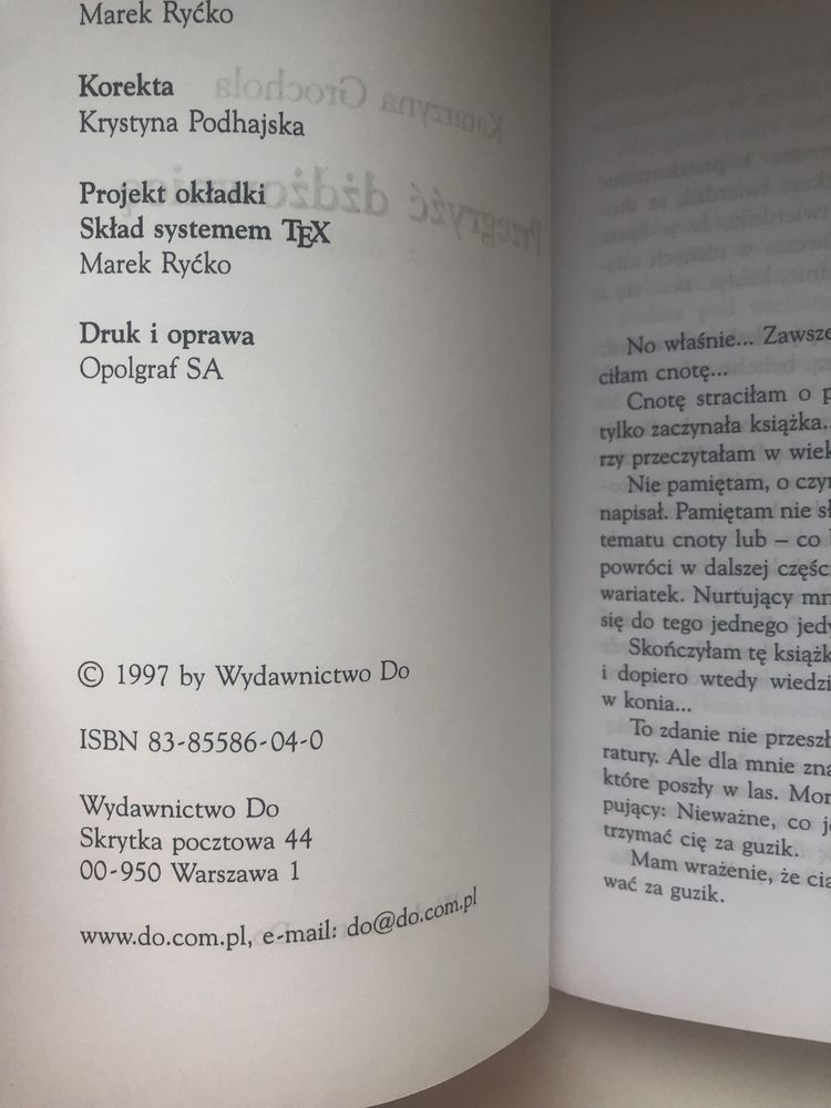 Przegryźć dżdżownicę | Katarzyna Grochola