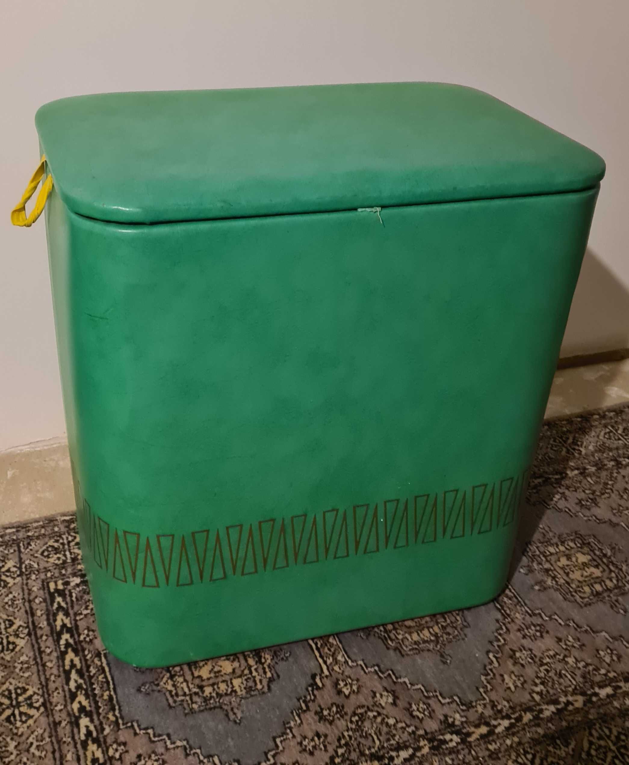 Kufer skrzynia tapicerowana zielony zielona