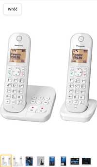 Telefon stacjonarny Panasonic KX-TGC422GW, biały