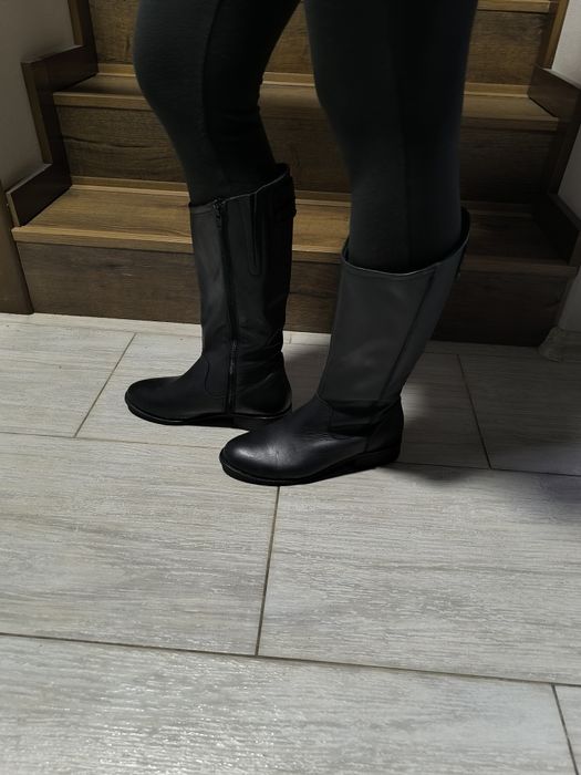 Португальские сапоги из натуральной кожи 38р