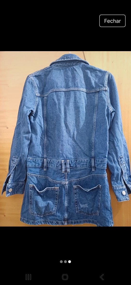 Vestido de ganga pull bear