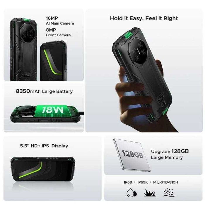 Doogee Fire 3 Pro 4GB/128GB IP69K 1.6GHz