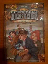 Livro "As aventuras do jovem Jules Verne"