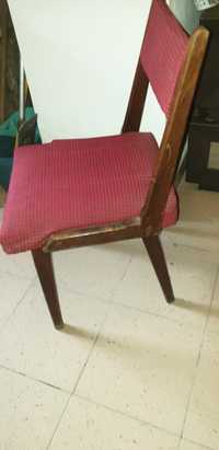 2 krzesła tapicerowane z PRL-u