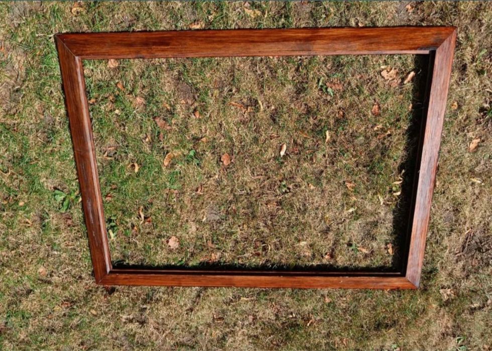 Drewniana rama do obrazu lustra