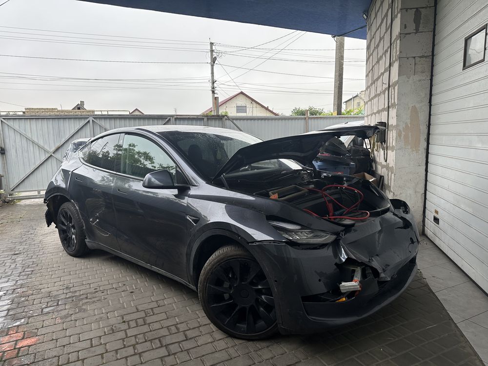 Tesla model Y 2021 разборка