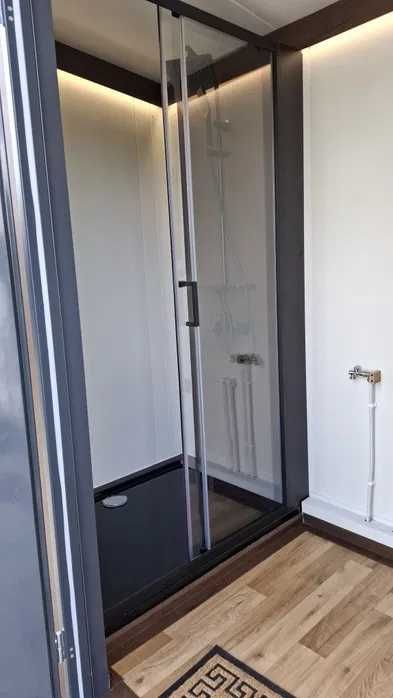 Kontener pawilon sanitarny, toaleta, łazienka mobilna ogrodowa wc