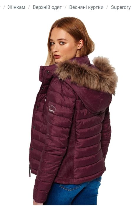 Новая куртка Superdry р. S-M, демисезон,  еврозима