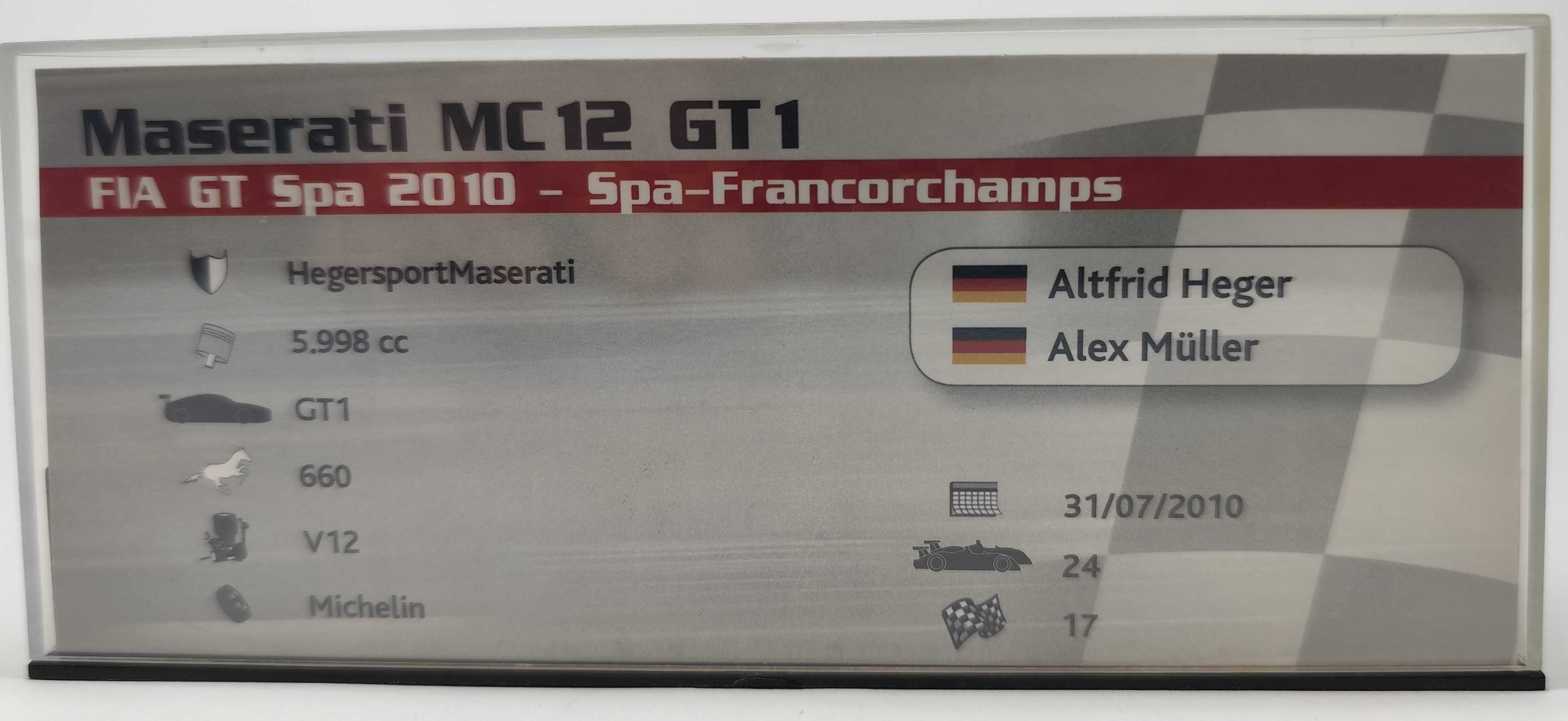 Audi R 15 TDI + Maserati MC12 GT 1