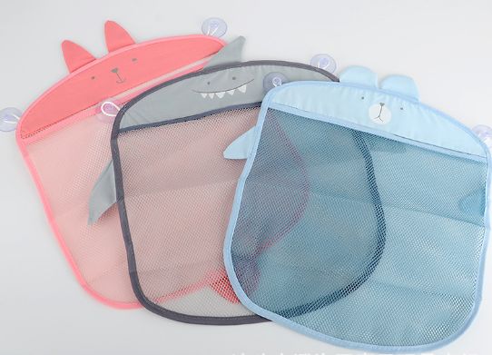 Сетка в ванную для хранения игрушек на присоске детская 39х35 см