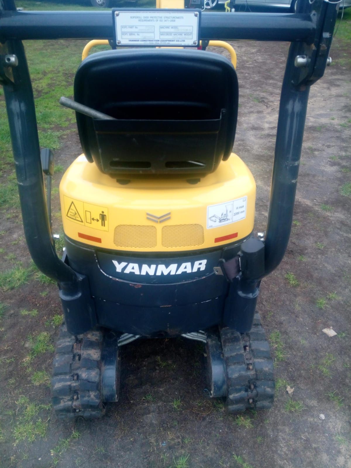 Mikro koparka Yanmar Sv08 1 właściciel przepracowane tylko 350 mth