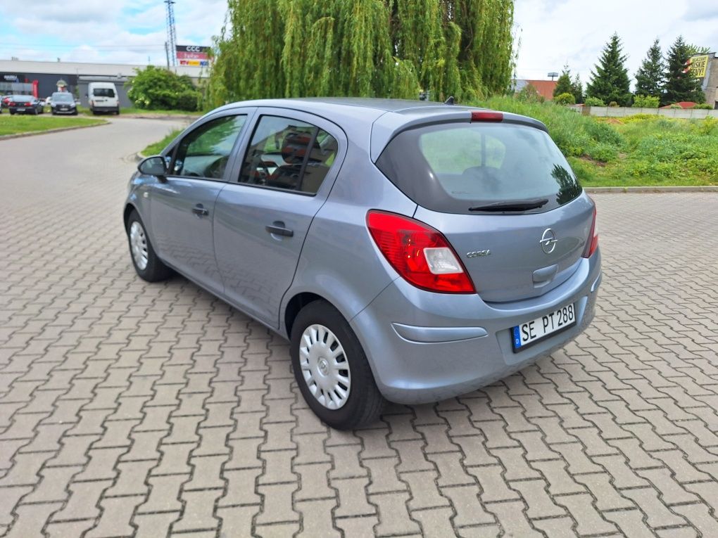 Corsa D 10r, Opłacony,1.2benz, 5D, Klima sprawna, Ks Serw, Gotowy do j