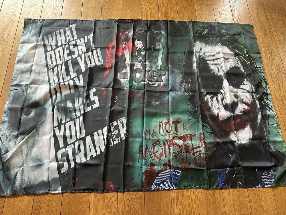 Ogromna flaga zawieszka Joker / I’m Not a Monster / Batman