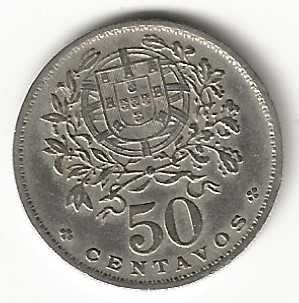 50 Centavos de 1960, Republica Portuguesa