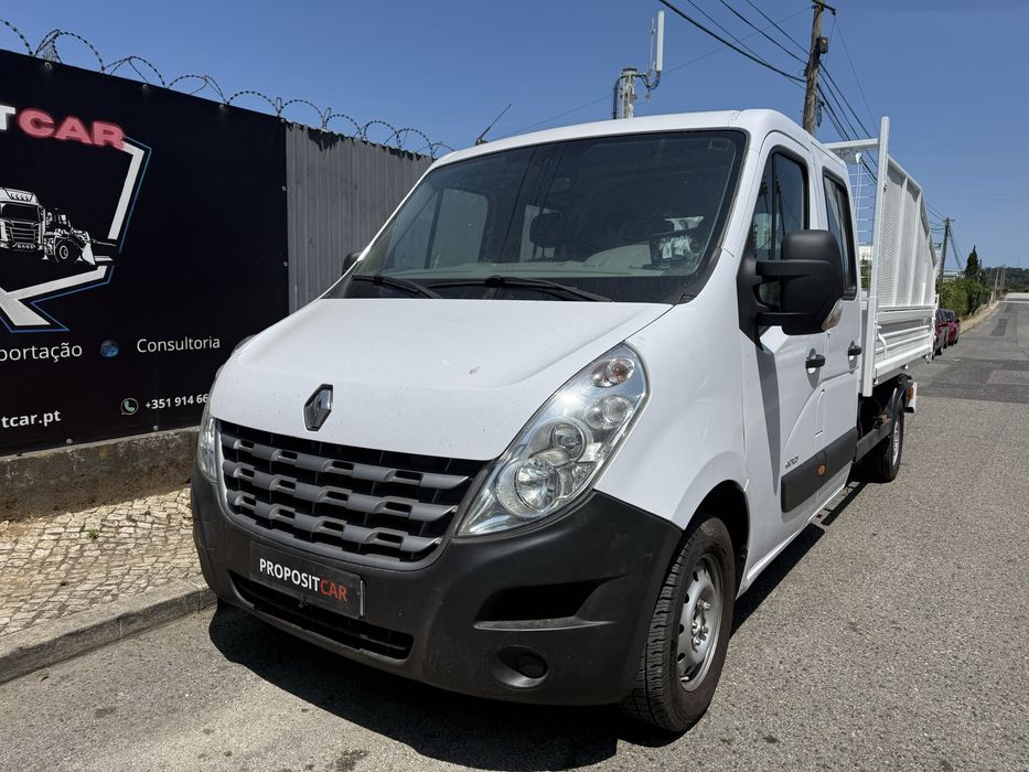 RENAULT MASTER 2.3 125cv 7LUG IMPECÁVEL BASCULANTE ###OPORTUNIDADE###