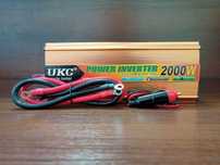 Автомобильный Инвертор преобразователь напряжения UKC 24V-220V 2000W