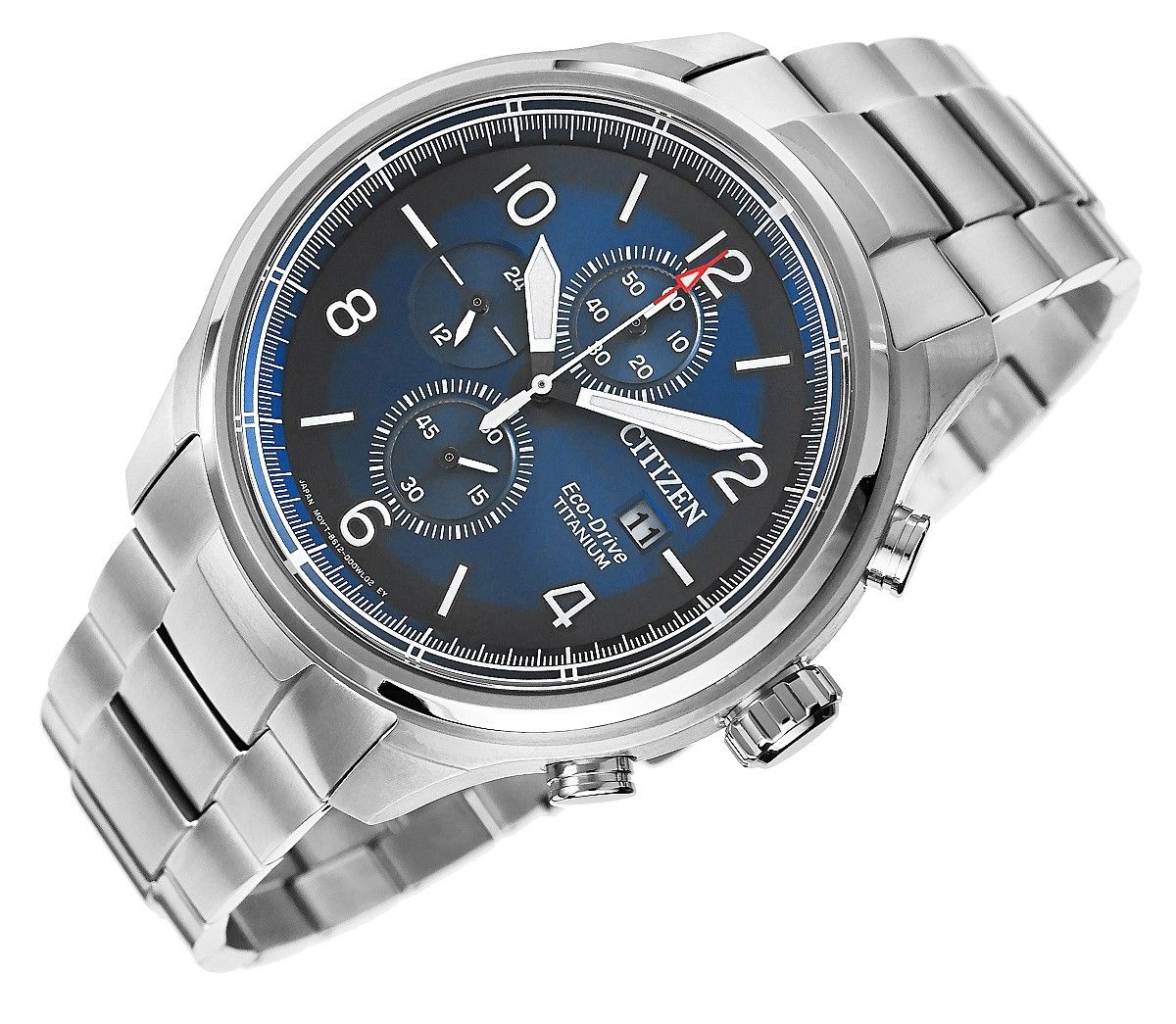 zegarek męski citizen super titanium eco-drive ca0810-88l + box