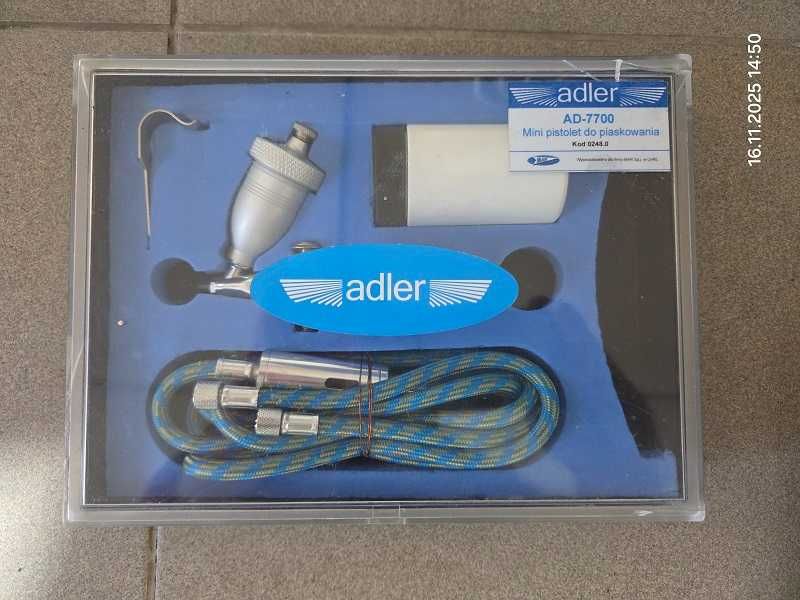 Pistolet mini do piaskowania, modelarski Adler AD-7700