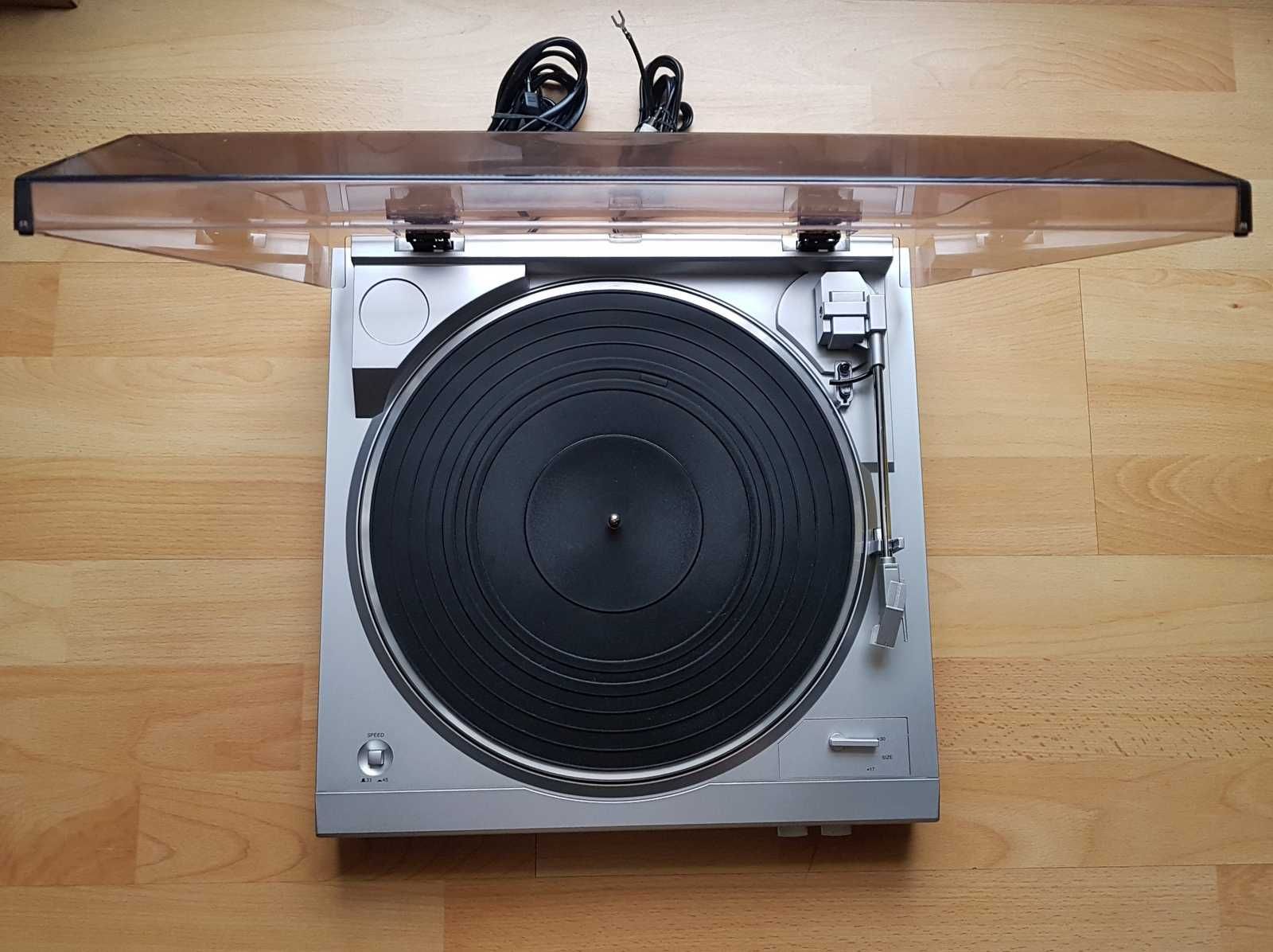 Gramofon Denon DP-29F automat + 160 płyt winylowych