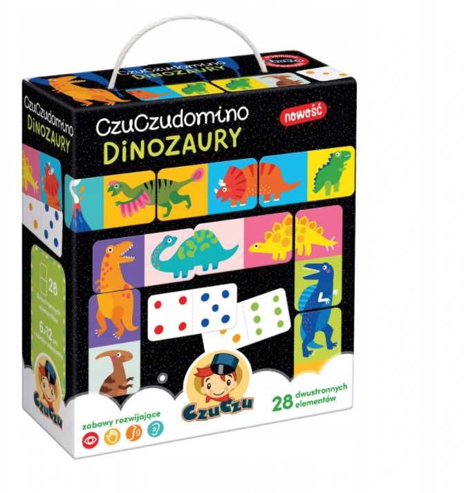 CZUCZU DOMINO dinozaury gra 2+