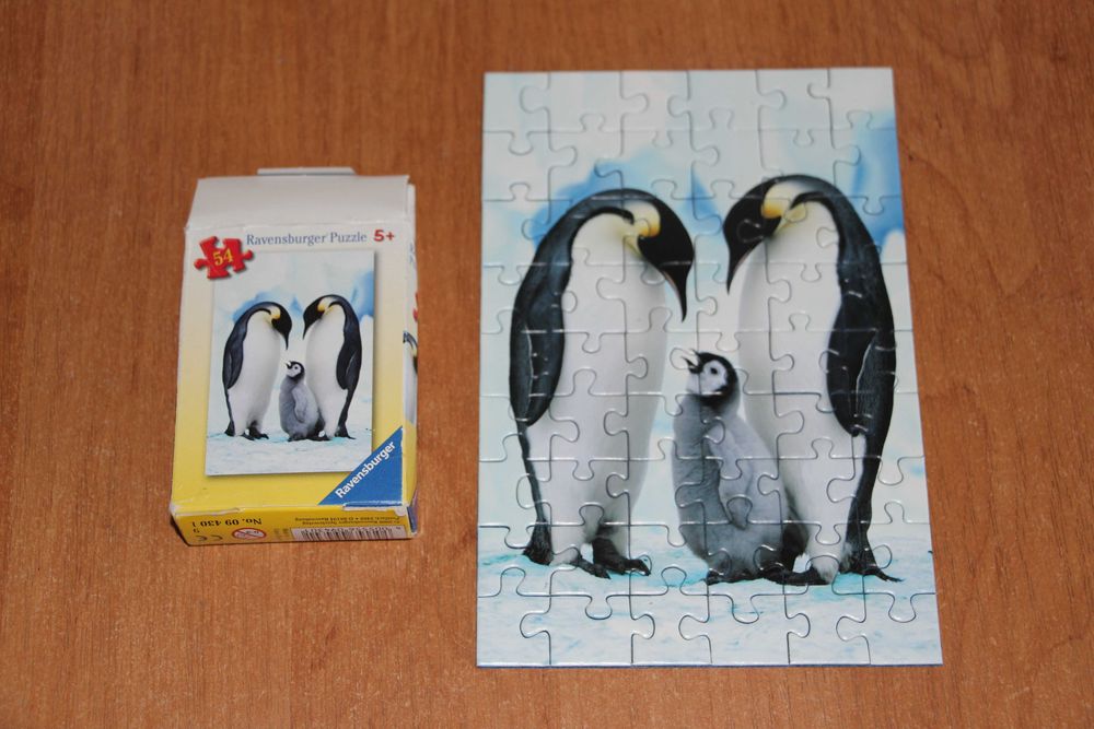 Пазли пінгвіни  54 штуки Чехія 5+