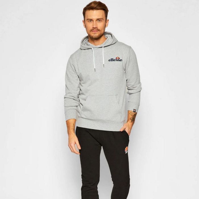 США! Кофта Ellesse Primero (XS по 4XL) (SHS08781-GREY-MARL)