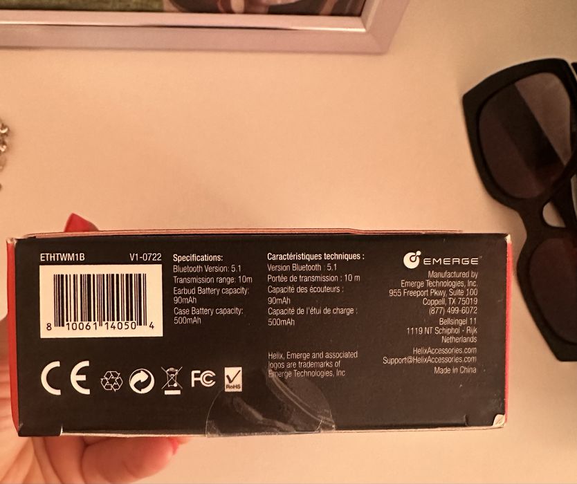 Навушник бездротовий моно. оригінал із америки