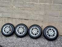 ALUFELGI 5X114,3 KIA HYUNDAI MAZDA HONDA 165/70/14 ET38 OPONY ZIMOWE