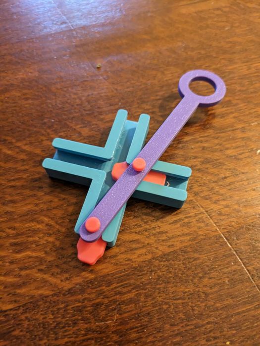 Tramel de Arquimedes Mecanismo