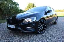 Volvo V60 2.4 283konie*Hybryda*R-design*skóry*pamięć foteli*18alus*City Safety