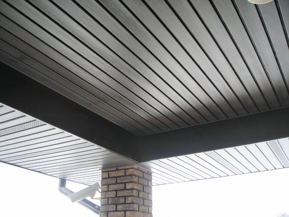 Podsufitka, podbitka winylowa ciemny grafit  Dostawa od 120zł