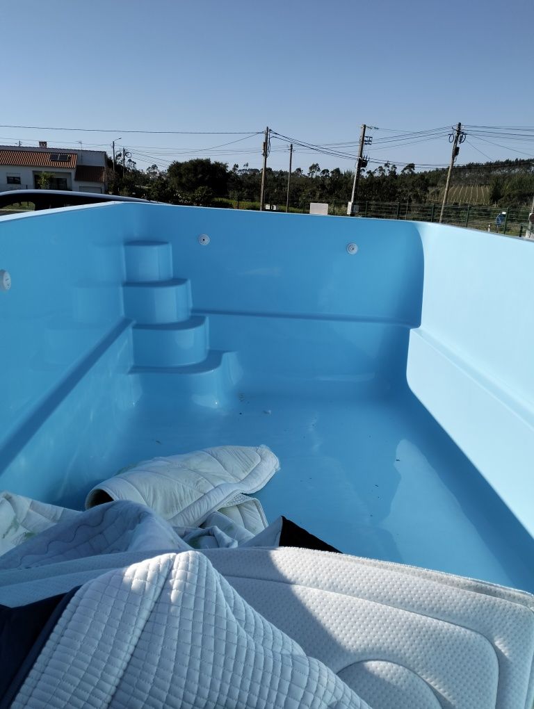 Piscina em fibra 5x2.40