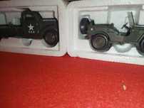 USA Set Military Chevy Flatbed & Jeep Wilys