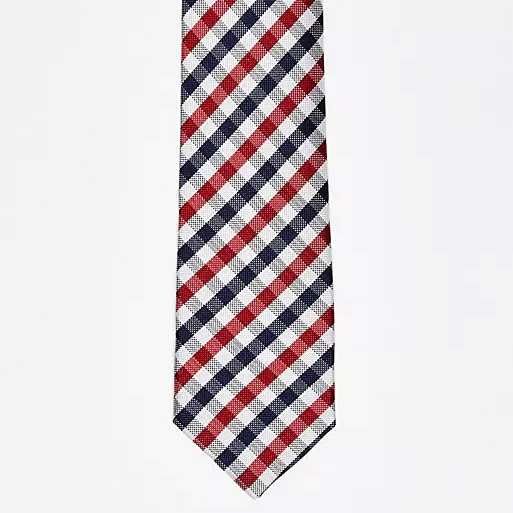 Ben Sherman checked tie чоловіча краватка вузька в клітинку галстук