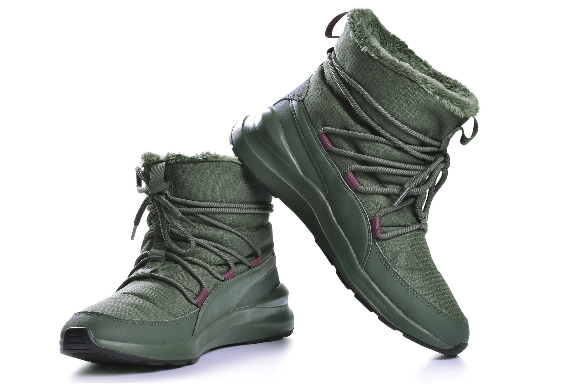 Buty Puma Adela Winter Boot  Śniegowce khaki - 38 WYSYŁKA 24H