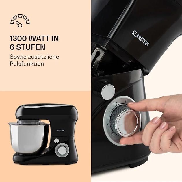 Кухонный комбайн (тестомес) Bella Pico 2G 1300W 1.7HP 6 уровней 5 лит