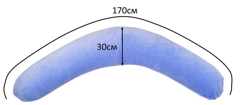 Подушка для вагітних і годування Comfort Лежебока