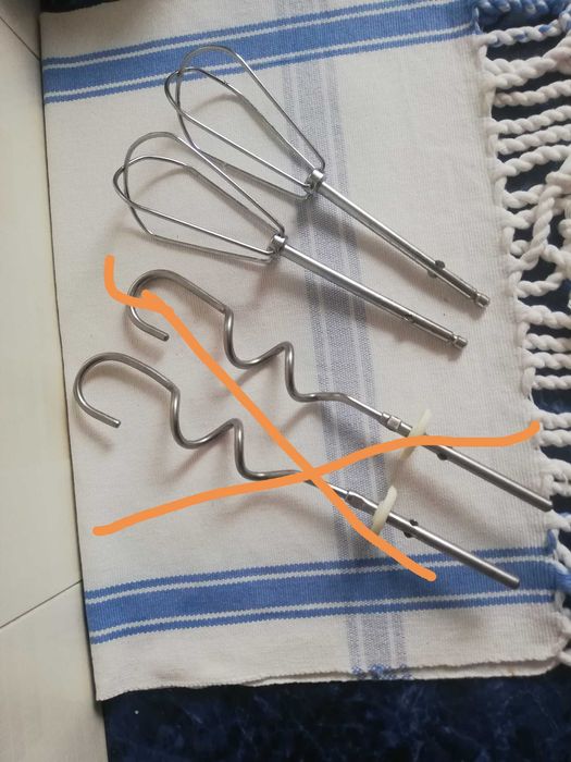 Mieszadła do robota kuchennego.